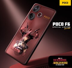 POCO F6 死侍版将于下月初上市。(图片来源：小米）