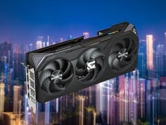 RX 9070 GPU（包括图中的技嘉 RX 9070 OC 等 AIB 显卡）将于 2025 年 3 月上市销售。(图片来源：技嘉，Unsplash，已编辑）