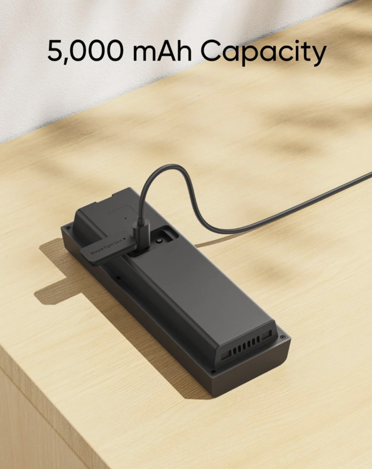 Eufy 视频门铃 C30 还将配备 5,000 mAh 可充电电池。(图片来源：Eufy Security / r/Anker subreddit）