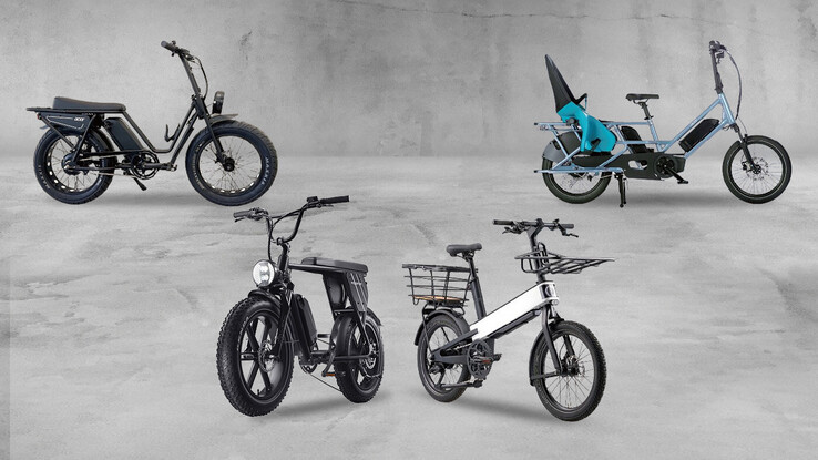 宏碁在 2024 年欧洲自行车展上展示了几款新型电动自行车，其中包括 ebii elite（右下）。(图片来源：宏碁）