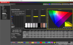 未经校准的 ColorChecker