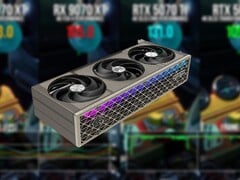 FSR 4 仅适用于 RDNA 4 GPU，如图中的 RX 9070 XT。(图片来源：蓝宝石、Digital Foundry，经编辑）