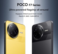 Poco F7 系列将于 3 月 27 日发布。(图片来源：小米）