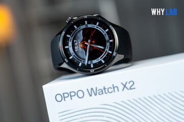 Oppo Watch X2 还将推出黑色款。(图片来源：WHYLAB）