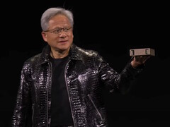 Nvidia 通过 Project DIGITS 将 2,000 亿参数的人工智能模型带入桌面。(图片来源：YouTube 上的 Nvidia）