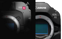 佳能预告中的电影摄影机看起来有一些类似 EOS R1 的更新。(图片来源：佳能 - 已编辑）