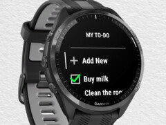 Garmin ComingUp 应用程序可用于在智能手表上管理待办事项列表。(图片来源：Garmin）