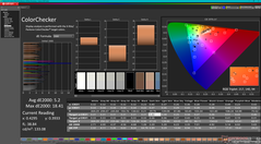 校准前的 ColorChecker