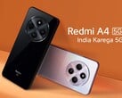 红米 A4 5G 配备了高通 Snapdragon 4s Gen 2 处理器（图片来源：Redmi）