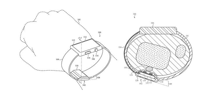 Zu seehen ist eine SmartApple 的智能手表血压测量概念。(图片来源：Apple)watch mit Blutdruckmessung (Bildquelle:Apple)