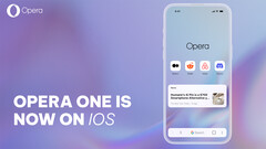 Opera One 现已登陆 iOS（图片来源：Opera）