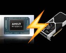 AMD "Strix Halo" Radeon 8060S iGPU 与 RTX 4060 Ti Laptop 展开较量。(图片来源:@all_the_watts)