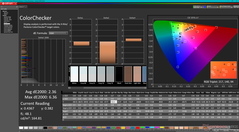 校准前的 ColorChecker