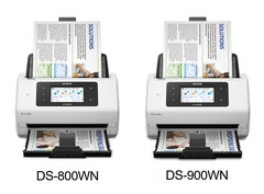 爱普生发布快速 DS-800WN 和 DS-900WN EdgeLink 商务文档扫描仪。(图片来源：爱普生）