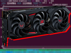 超频结果屏幕上的 AMD Radeon RX 9070 XT