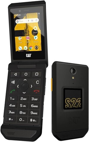 CAT S22 Flip 具有Android 智能手机的所有便利功能，除非万不得已，否则无需实际使用（来源：亚马逊）