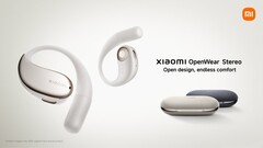 小米 OpenWear 立体声耳机全球亮相。(图片来源：@雷军/X）