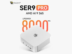 Beelink 在 SER9 Pro 中将 Ryzen AI 9 365 从 54 W 超频至 65 W。(图片来源：Beelink）