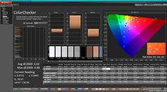 校准前的 ColorChecker