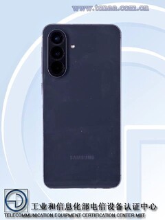 三星Galaxy A56 外观上调整了以往Galaxy A 设备孤立的三摄像头设计。(图片来源：TENAA）