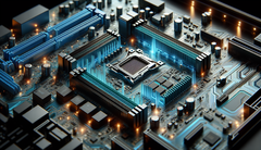 PCIe 7.0 未来主板（来源：DALL-E 3 生成的图片）