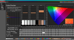 校准后的 ColorChecker