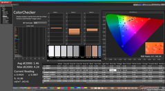 校准后的 ColorChecker