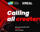 XREAL 宣传其 2024 年 CES 展会。(来源： XREAL）
