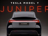 带有尾灯条的 Model Y Juniper 概念图（图片来源：DominicBRNKMN/X）