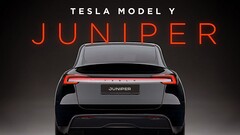 带有尾灯条的 Model Y Juniper 概念图（图片来源：DominicBRNKMN/X）