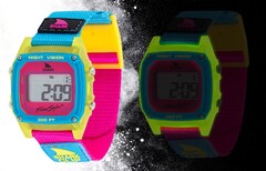 能在黑暗中发光的鲨鱼经典灯笼鲨鱼版（图片来源：Freestyle Watches 和 Canva -edits）