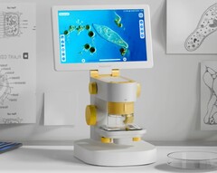 BeaverLab Tech 为其 Darwin MX Pro 触摸屏显微镜在 Kickstarter 上开启众筹活动。(图片来源：Kickstarter 上的 BeaverLab）