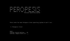 Peropesis Linux 启动屏幕（图片来源：LinuxStory）