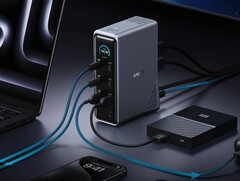 新款 Anker Prime 充电基座可提供 160W 的输出功率。(图片来源：Anker）