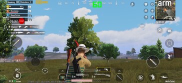 PUBG Mobile：高清，平均每秒 60 帧。