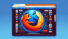 Mozilla Firefox 界面（图片来源：使用 DALL-E 3 生成）