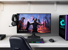 戴尔新款 Alienware 显示器可运行 4K/180 Hz 或 1080p/360 Hz。(图片来源：戴尔）