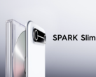 Tecno Spark Slim（如图）配备两个 5000 万像素摄像头。(图片来源：Tecno）