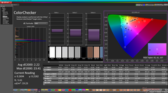 校准后的 ColorChecker