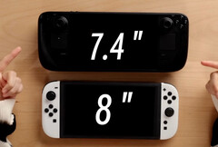 Switch 2 看起来像是放大版的 Switch OLED，只是没有 OLED 显示屏。(图片来源：XNZ）