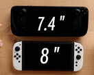 Switch 2 看起来像是放大版的 Switch OLED，只是没有 OLED 显示屏。(图片来源：XNZ）