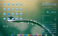 Bluestar Linux 6.11.3 桌面（图片来源：SourceForge 上的 Bluestar Linux）