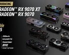 AMD Radeon RX 9070 XT 在线基准测试（图片来源：AMD）