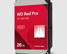 26TB Red Pro NAS 硬盘是目前容量最大的 CMR 硬盘之一。(图片来源：西部数据）