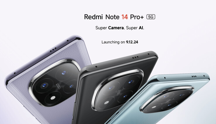 Redmi Note 14 Pro Plus 将于下周与更便宜的Redmi Note 14 和Redmi Note 14 Pro 一起发布。(图片来源：小米）