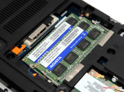 HP installs an 8 GB DDR3 working memory from ADATA.
