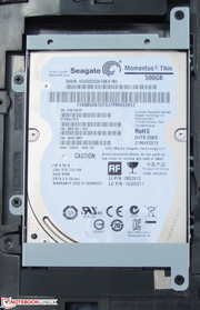 It is easy to replace the hard drive.