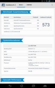 System info: GeekBench 2