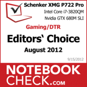 Award Schenker XMG P722 PRO