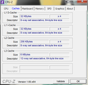 Systeminfo CPUZ Cache